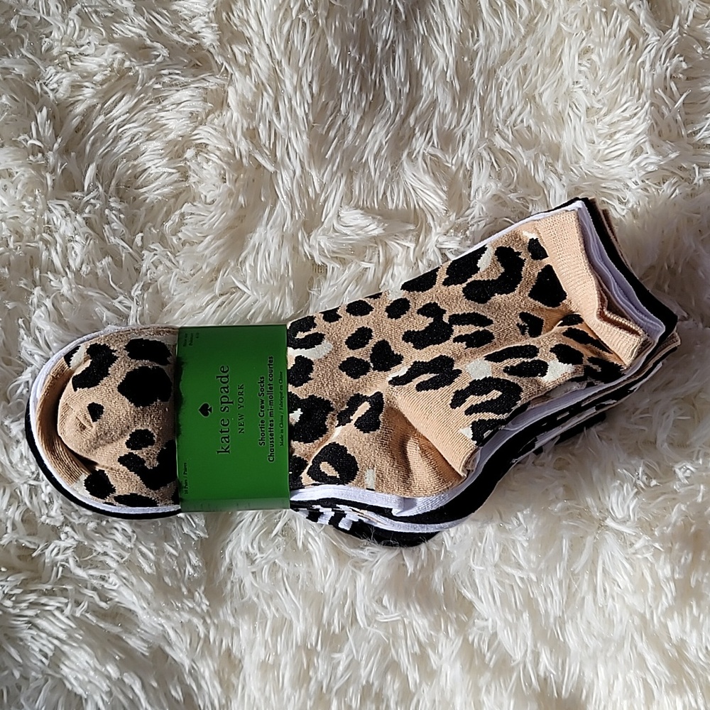 KATE SPADE, CREW SOCK , 10 PK , LADIES, SIZES 4-10